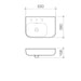 Caroma Luna Shelf Wall Basin 0TH