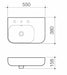 Caroma Luna Shelf Wall Basin 1TH
