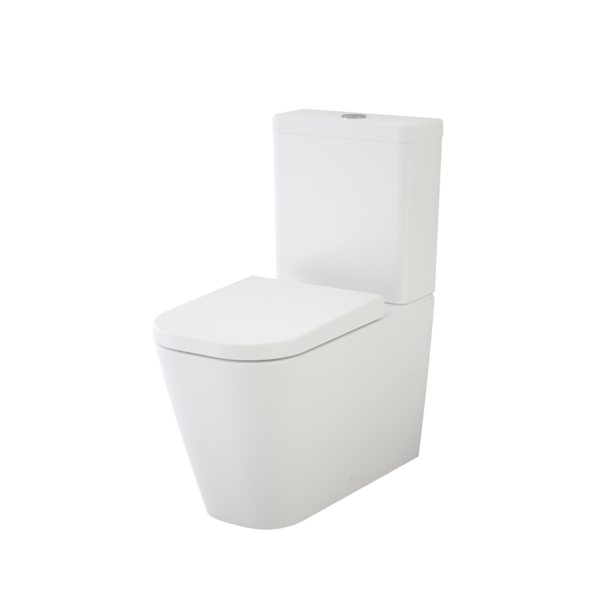 Caroma Luna Square Cleanflush® Wall Faced Toilet Suite BE