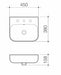 Caroma Luna Wall Basin 3TH