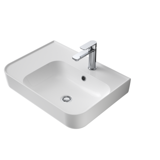 Caroma Tribute Rectangle 600 Left Hand Shelf WB 1TH OF