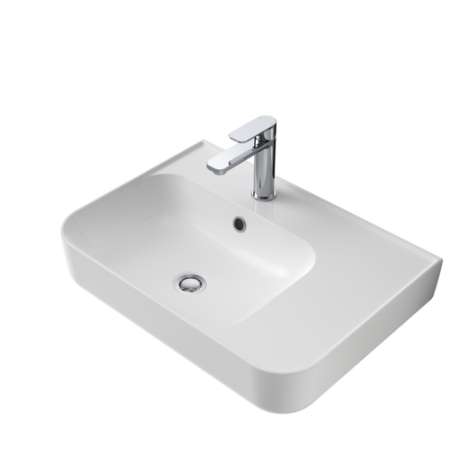 Caroma Tribute Rectangle 600 Right Hand Shelf WB 1TH OF