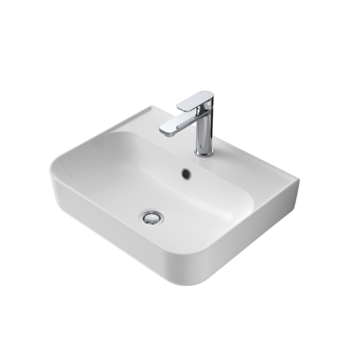 Caroma Tribute Rectangle 500 Wall Basin 1TH OF