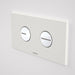 Caroma Invisi Series II® Round Dual Flush Plate & Buttons (Plastic) White