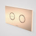 Caroma Invisi Series II® Round Dual Flush Plate & Buttons - Copper