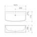 Caroma Urbane Back-to-Wall Bath