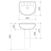 Caroma Caravelle Wall Basin - 1TH