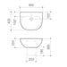 Caroma Care 500 Wall Basin (with GERMGARD®) - 0TH