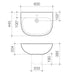 Caroma Care 600 Wall Basin (with GERMGARD®) - 1TH