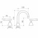 Caroma Elegance Lever Care Basin Set - Warm/Cold