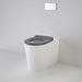 Caroma Liano Cleanflush® Invisi Series II® Easy Height Wall Faced Suite with Liano Care Single Flap Seat - Anthracite Grey (with GermGard®)