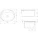 Caroma Metro 35 Utility Basin - 0TH