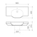 Caroma Opal 900 Twin Wall Basin 1TH