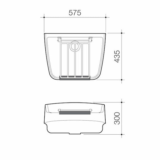 Caroma Cleaners Sink - Vitreous china