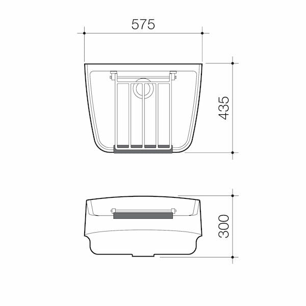 Caroma Cleaners Sink - Vitreous china