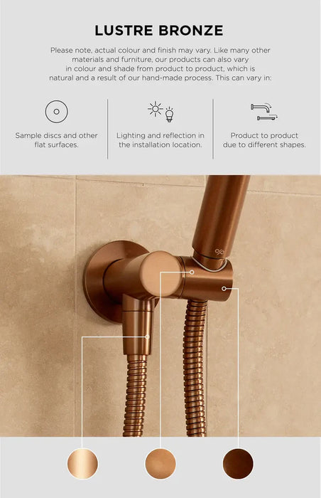 Meir Piccola Basin Mixer Tap lustre bronze