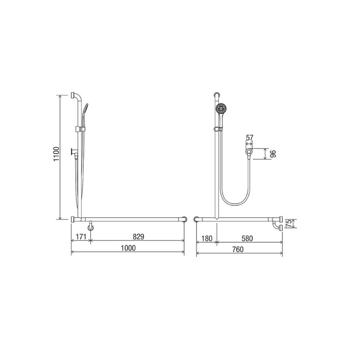 Conserv Hygienic Seal® Shower Kit 5