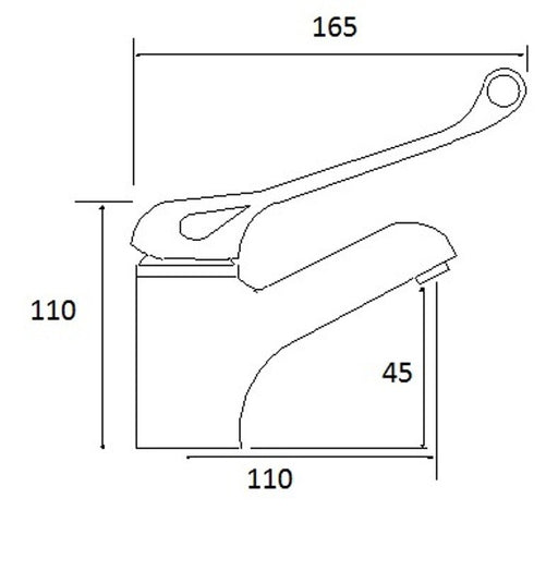 Millennium Disabled Basin Mixer