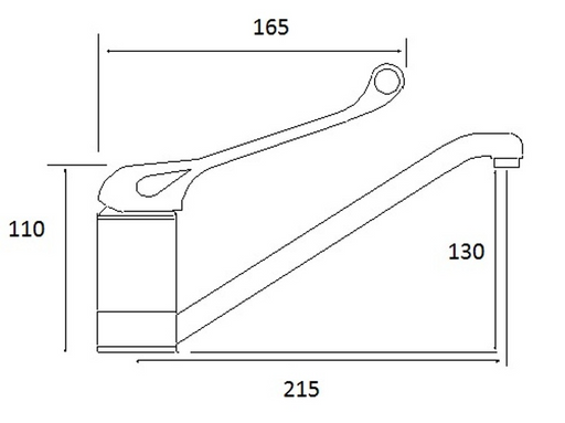 Millennium Disabled Sink Mixer