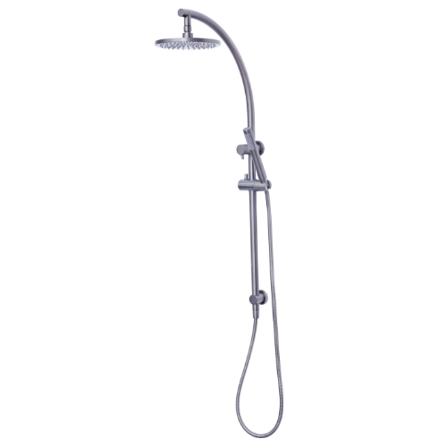Modern National Dubbo Shower Column Set Top Inlet 200mm Brass Shower Head