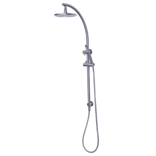 MODERN NATIONAL Dubbo Shower Column Set Top Inlet 200mm Brass Shower Head