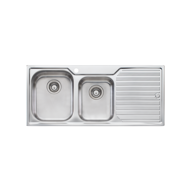 Oliveri Diaz 1 & 3/4 Bowl Sink With Drainer