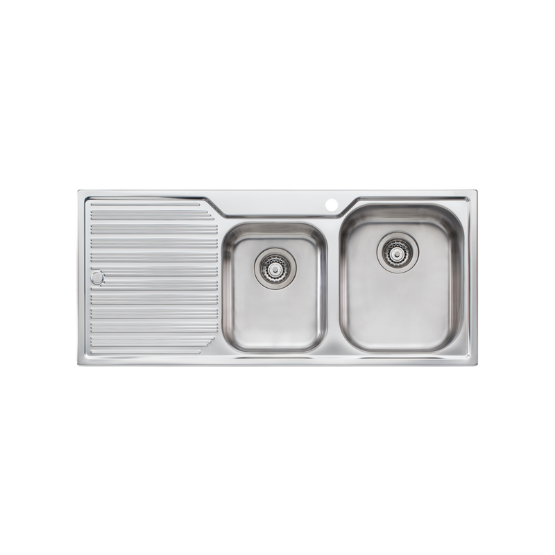 Oliveri Diaz 1 & 3/4 Bowl Sink With Drainer