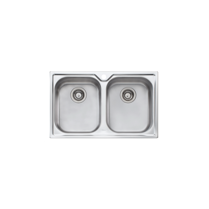 Oliveri Diaz Double Bowl Topmount Sink