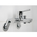 Quoss Diverter Bath/Shower with Drill-Free Rail Bar