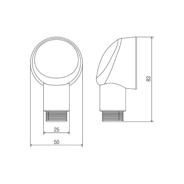 Conserv Wall Outlet Elbow with Dual Check Valve