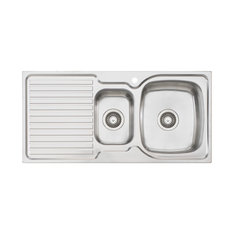 Oliveri Endeavour 1 & 1/2 Bowl Sink With Drainer