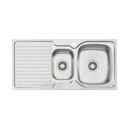 Oliveri Endeavour 1 & 1/2 Bowl Sink With Drainer