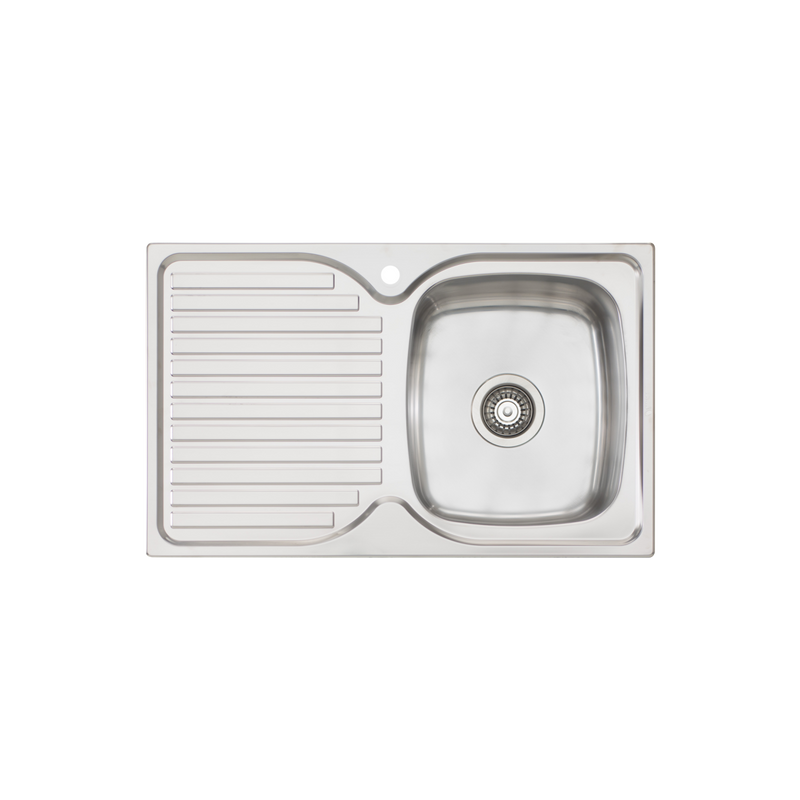 Oliveri Endeavour Single Bowl Sink With Drainer 770mm