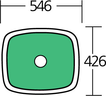 Oliveri Endeavour Large Bowl Undermount Sink520 X 400mm
