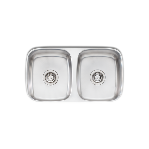 Oliveri Endeavour Double Bowl Undermount Sink 750 X 455mm