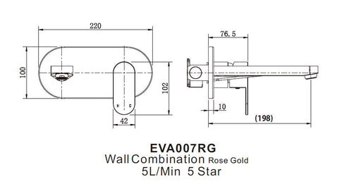 Modern National Eva Wall Combination