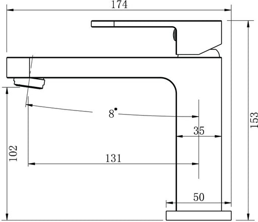 Modern National Eva Mini Basin Mixer