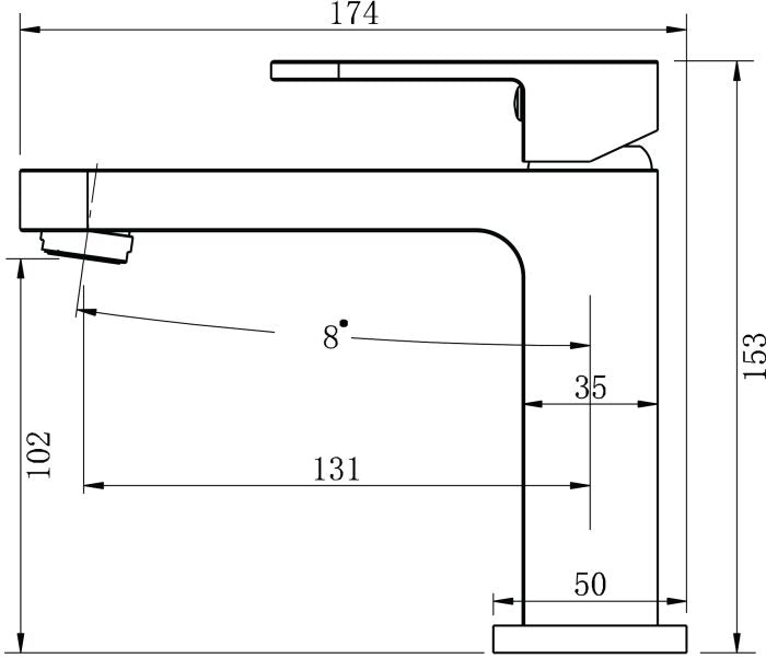 Modern National Eva Mini Basin Mixer