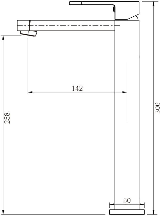 MODERN NATIONAL Eva High Rise Basin Mixer