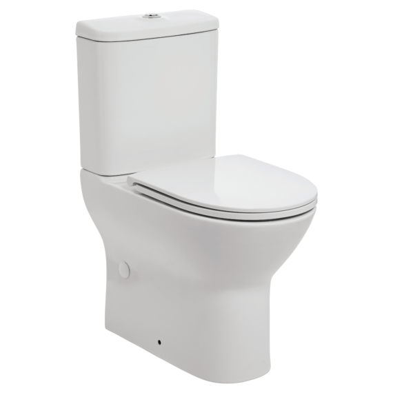 Johnson Suisse Emilia Xtra Rimless Standard Connector with Soft Close Seat.