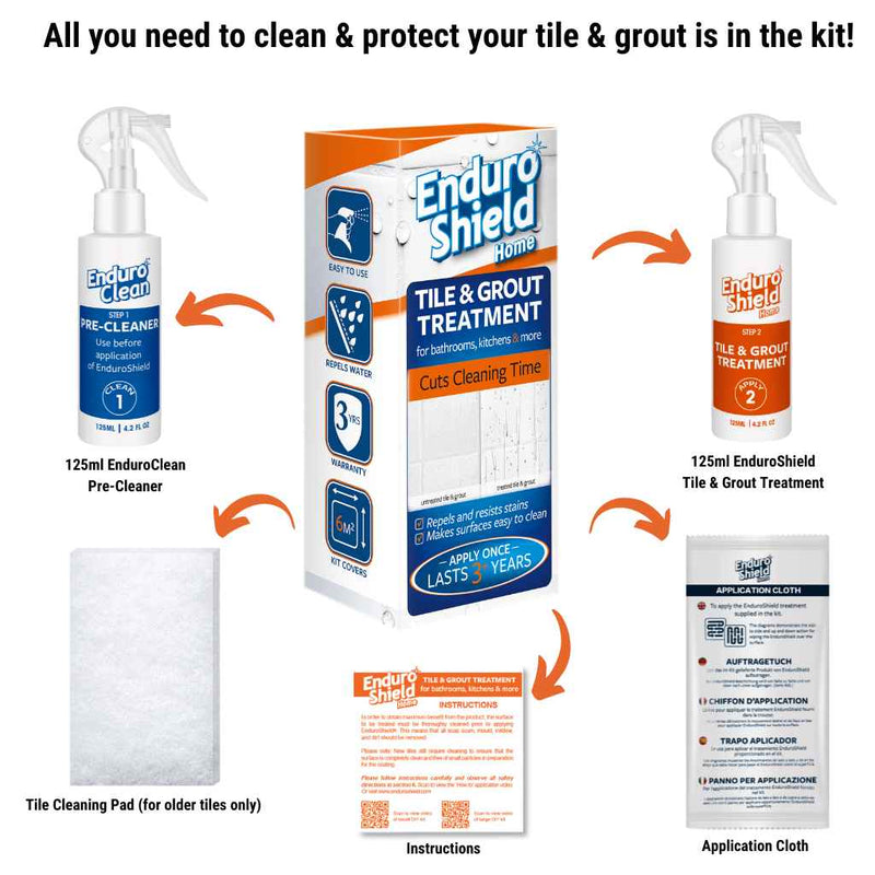 EnduroShield Tile & Grout Treatment - Small 125ml Kit