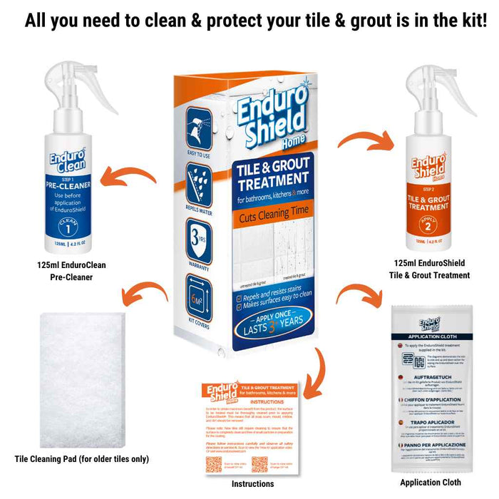 EnduroShield Tile & Grout Treatment - Small 125ml Kit
