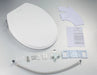 Lafeme Vera 480mm Non Electric Bidet Toilet White Seat