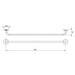 Phoenix Festival Single Towel Rail 760mm