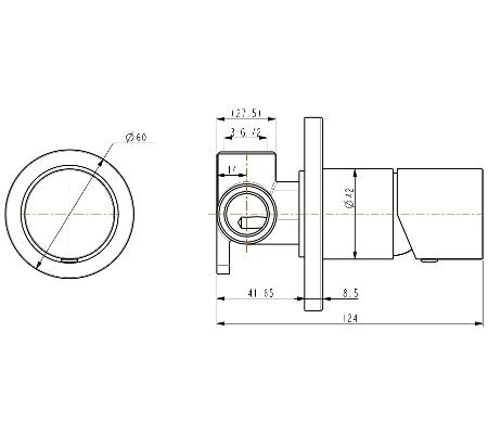Millennium Finesa Shower Mixer