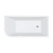 Hustle Right-Hand Multi-Fit Acrylic Bath with Overflow,