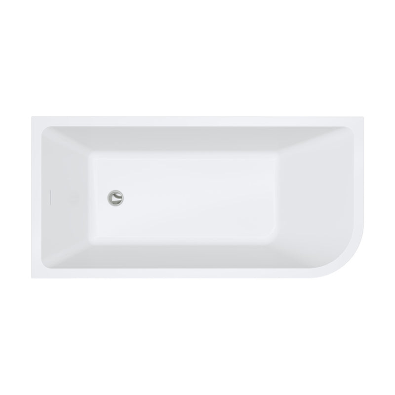 Hustle Right-Hand Multi-Fit Acrylic Bath with Overflow,