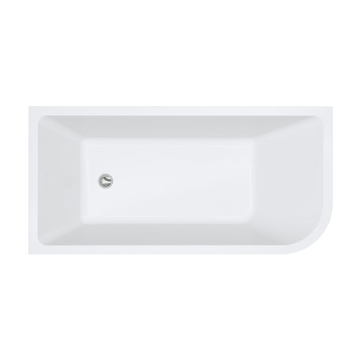 Hustle Right-Hand Multi-Fit Acrylic Bath with Overflow,