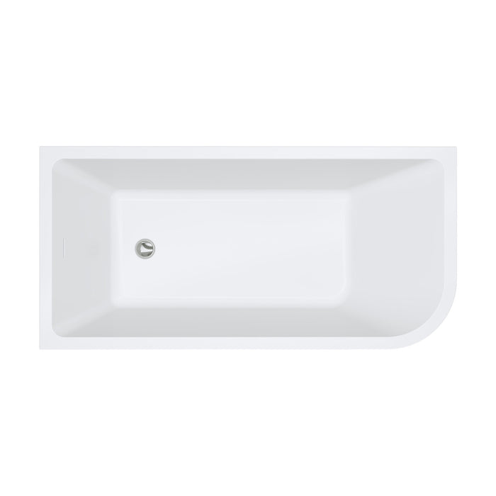 Hustle Right-Hand Multi-Fit Acrylic Bath with Overflow,