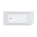 Hustle Right-Hand Multi-Fit Acrylic Bath with Overflow,